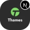 Thames - One Page Personal Portfolio React Next Js 15 Template